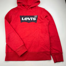 Load image into Gallery viewer, Boys Levis, red fleece lined hoodie sweater, FUC, size 10-12,  