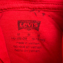 Load image into Gallery viewer, Boys Levis, red fleece lined hoodie sweater, FUC, size 10-12,  