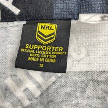 Load image into Gallery viewer, Boys NRL Supporter, Penrith Panthers flannel cotton winter pyjamas, EUC, size 12,  