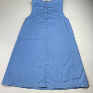 Girls Esprit, embroidered cotton dress, EUC, size 8-9, L: 66cm
