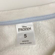 Load image into Gallery viewer, Girls Disney, Frozen fleece lined sweater dress, FUC, size 5, L: 55cm
