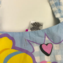 Load image into Gallery viewer, Girls Disney, Princess, Cinderella lined check cotton dress, marks on chest, FUC, size 5, L: 64cm