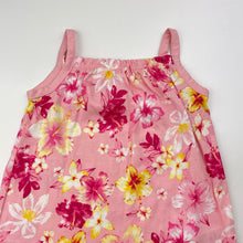 Load image into Gallery viewer, Girls H&amp;M, lightweight floral cotton romper / jumpsuit, EUC, size 1,  
