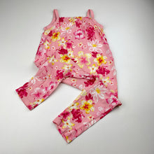 Load image into Gallery viewer, Girls H&amp;M, lightweight floral cotton romper / jumpsuit, EUC, size 1,  