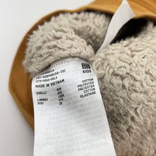 Load image into Gallery viewer, Boys Uniqlo, mustard fleece lined zip hoodie sweater, FUC, size 3-4,  