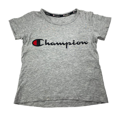 Unisex Champion, grey marle cotton tee / top, FUC, size 4,  