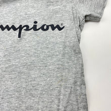 Load image into Gallery viewer, Unisex Champion, grey marle cotton tee / top, FUC, size 4,  