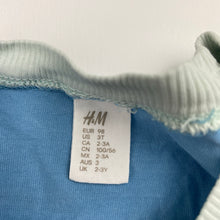 Load image into Gallery viewer, Unisex H&amp;M, blue cotton tee / top, GUC, size 3,  
