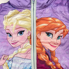 Load image into Gallery viewer, Girls Disney, Frozen lightweight hooded jacket / coat, FUC, size 5,  