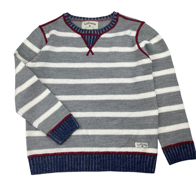 Boys Lee Cooper, striped knit sweater / jumper, FUC, size 6,  