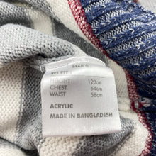 Load image into Gallery viewer, Boys Lee Cooper, striped knit sweater / jumper, FUC, size 6,  