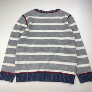 Boys Lee Cooper, striped knit sweater / jumper, FUC, size 6,  
