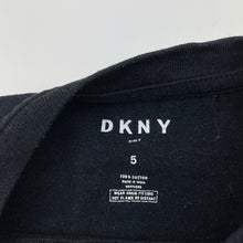 Load image into Gallery viewer, Girls DKNY, fleece lined lightweight sweater / jumper, FUC, size 5,  