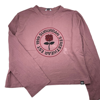 Girls SBRN, cotton long sleeve top, discolouration front & side, FUC, size 14,  