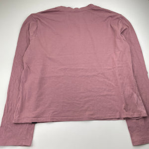 Girls SBRN, cotton long sleeve top, discolouration front & side, FUC, size 14,  