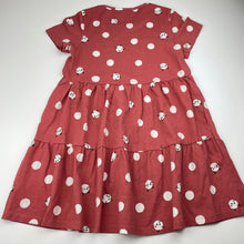 Load image into Gallery viewer, Girls H&amp;M, cotton casual dress, cats, GUC, size 9-10, L: 63cm