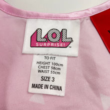Load image into Gallery viewer, Girls LOL Surprise, lightweight nightie / night dress, FUC, size 3,  