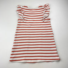 Load image into Gallery viewer, Girls Seed, striped stretchy casual dress, FUC, size 2, L: 47cm