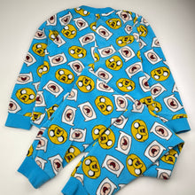 Load image into Gallery viewer, Boys Cartoon Network, Jake the Dog fleece all-in-one pyjamas, FUC, size 8,  