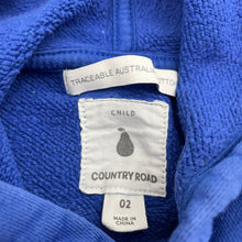 Load image into Gallery viewer, Boys Country Road, fleece lined cotton hoodie sweater, wash fade, FUC, size 2,  
