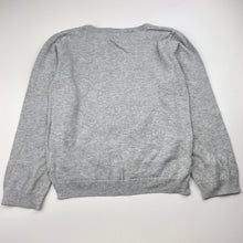 Load image into Gallery viewer, Girls H&amp;M, lightweight knit cotton sweater / jumper, flip sequins, FUC, size 5-6,  
