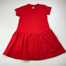 Load image into Gallery viewer, Girls Disney, Minnie Mouse red cotton dress, GUC, size 3, L: 50cm