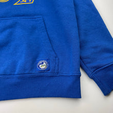 Load image into Gallery viewer, Unisex NRL Supporter, Parramatta Eels fleece lined hoodie sweater, GUC, size 10,  