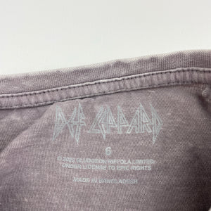 Boys DEF LEPPARD, cotton tee / top, FUC, size 6,  