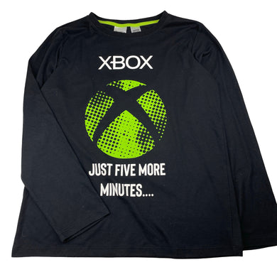 Boys Microsoft, X-Box long sleeve pyjama top, GUC, size 16,  