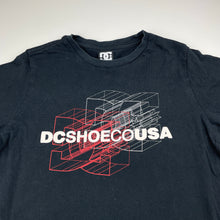 Load image into Gallery viewer, Boys DC SHOE CO, black cotton tee / top, GUC, size 10,  