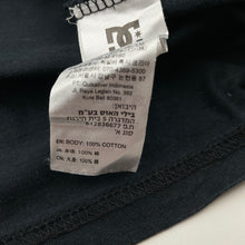 Load image into Gallery viewer, Boys DC SHOE CO, black cotton tee / top, GUC, size 10,  