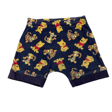 Unisex Disney, Winnie the Pooh cotton pyjama shorts, wash fade, FUC, size 2,  