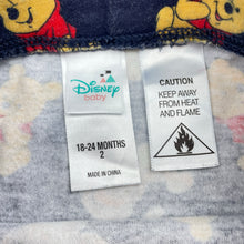 Load image into Gallery viewer, Unisex Disney, Winnie the Pooh cotton pyjama shorts, wash fade, FUC, size 2,  