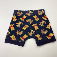 Load image into Gallery viewer, Unisex Disney, Winnie the Pooh cotton pyjama shorts, wash fade, FUC, size 2,  