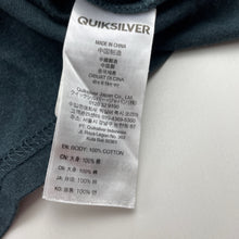 Load image into Gallery viewer, Boys Quiksilver, soft feel cotton tee / top, wash fade, FUC, size 6,  