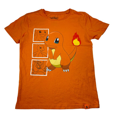 Boys Nintendo, POKEMON Charmander cotton tee / top, EUC, size 8,  