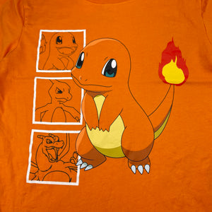 Boys Nintendo, POKEMON Charmander cotton tee / top, EUC, size 8,  