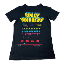 Load image into Gallery viewer, Boys TAITO, Space Invaders cotton tee / top, wash fade, FUC, size 10,  