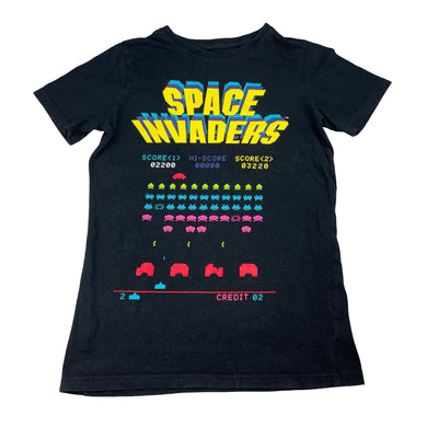 Boys TAITO, Space Invaders cotton tee / top, wash fade, FUC, size 10,  