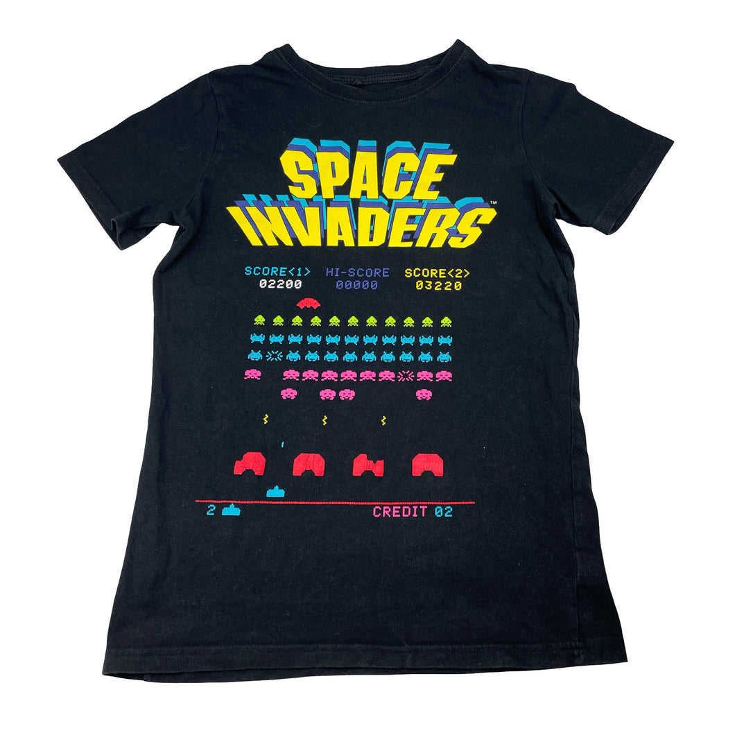 Boys TAITO, Space Invaders cotton tee / top, wash fade, FUC, size 10,  