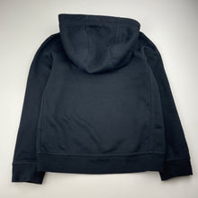 Load image into Gallery viewer, Unisex Nike, black fleece lined hoodie sweater, EUC, size 8-9,  
