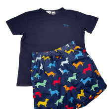 Load image into Gallery viewer, Boys Peter Alexander, cotton pyjama top &amp; shorts, wash fade, FUC, size 8,  