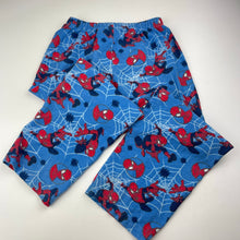 Load image into Gallery viewer, Boys Marvel, Spiderman flannel cotton pyjama pants, wash fade &amp; pilling, FUC, size 5,  