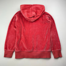 Load image into Gallery viewer, Girls pink &amp; blue, velour zip hoodie sweater, FUC, size 5-6,  