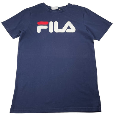 Unisex FILA, Classics navy tee / top, GUC, size 14,  
