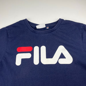 Unisex FILA, Classics navy tee / top, GUC, size 14,  