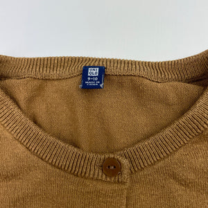 Girls Uniqlo, lightweight knit cardigan, FUC, size 9-10,  