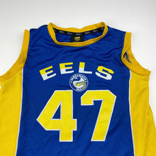 Load image into Gallery viewer, Boys NRL Supporter, Parramatta Eels tank top, FUC, size 7,  