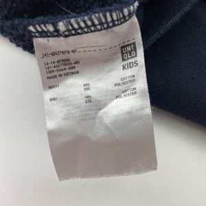 Boys Uniqlo, navy sweater / jumper, FUC, size 11-12,  