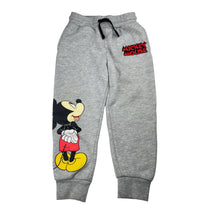 Load image into Gallery viewer, Boys Disney, Mickey Mouse fleece lined track pants, Inside leg: 38cm, FUC, size 4,  